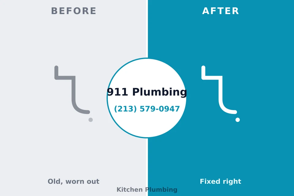 Before and after: plumbing repair Conneaut Lakeshore, PA